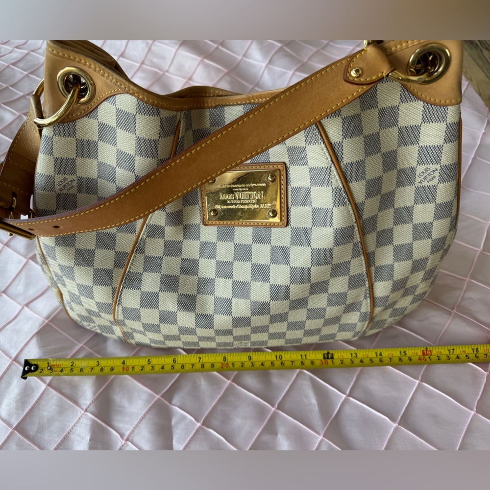 Authentic Louis Vuitton Galleria PM in Damier Azur - Picture 17 of 17